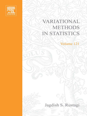 cover image of Variational Methods in Statistics